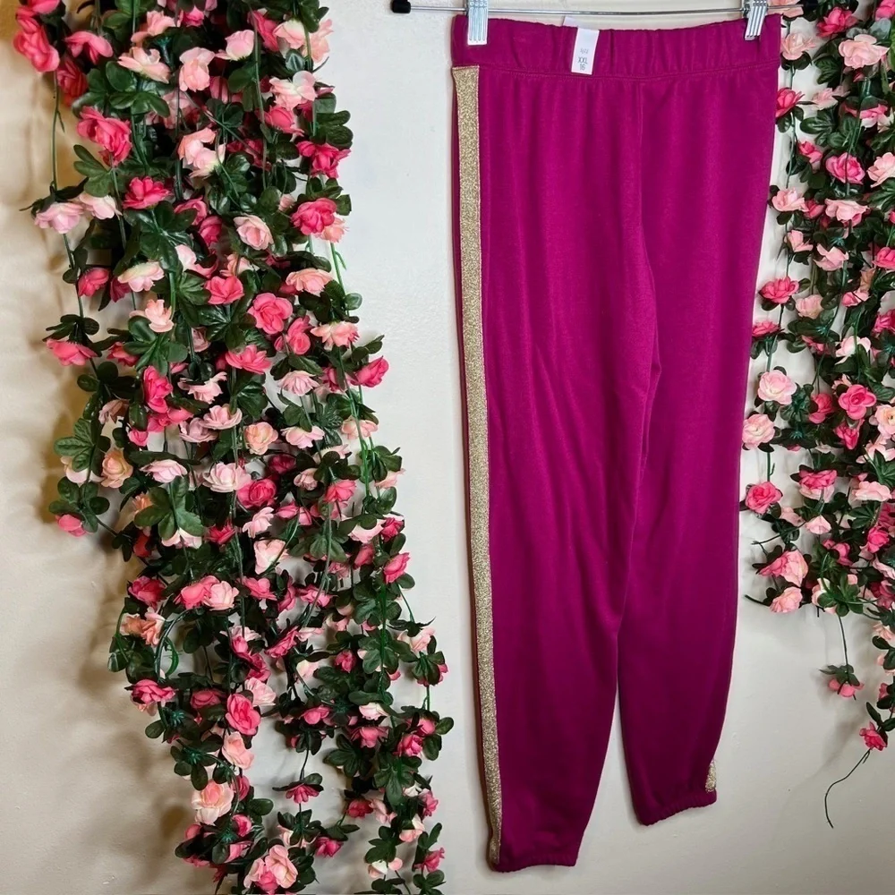 The Children’s Place NWT Girls Raspberry Pink Sweatpants XL Casual School